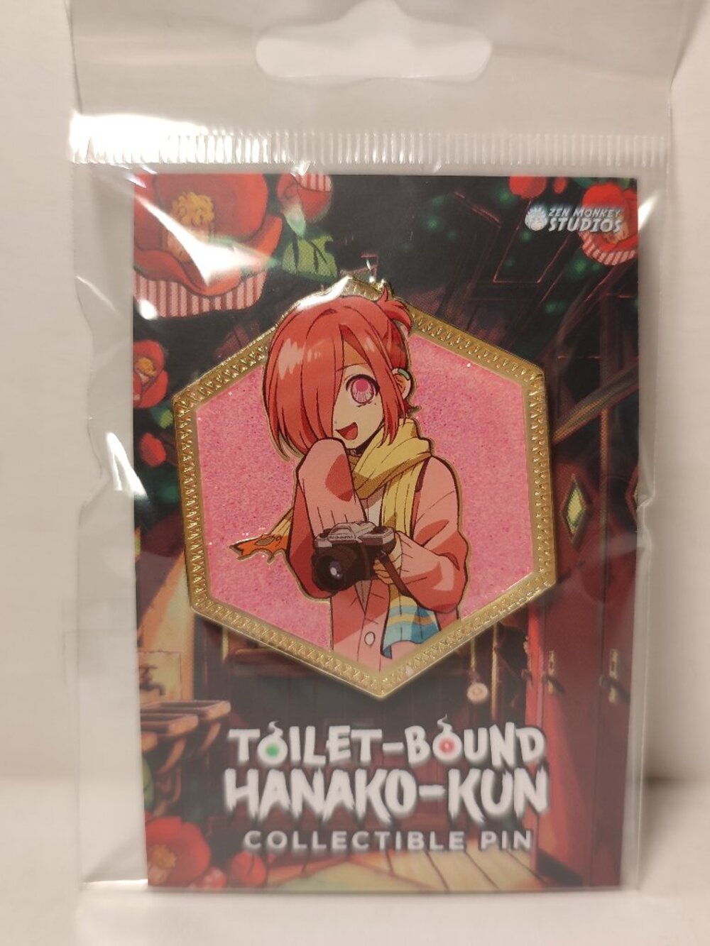 Toilet Bound Hanako Kun Mitsuba Enamel Pin Official Full Color Anime Badge